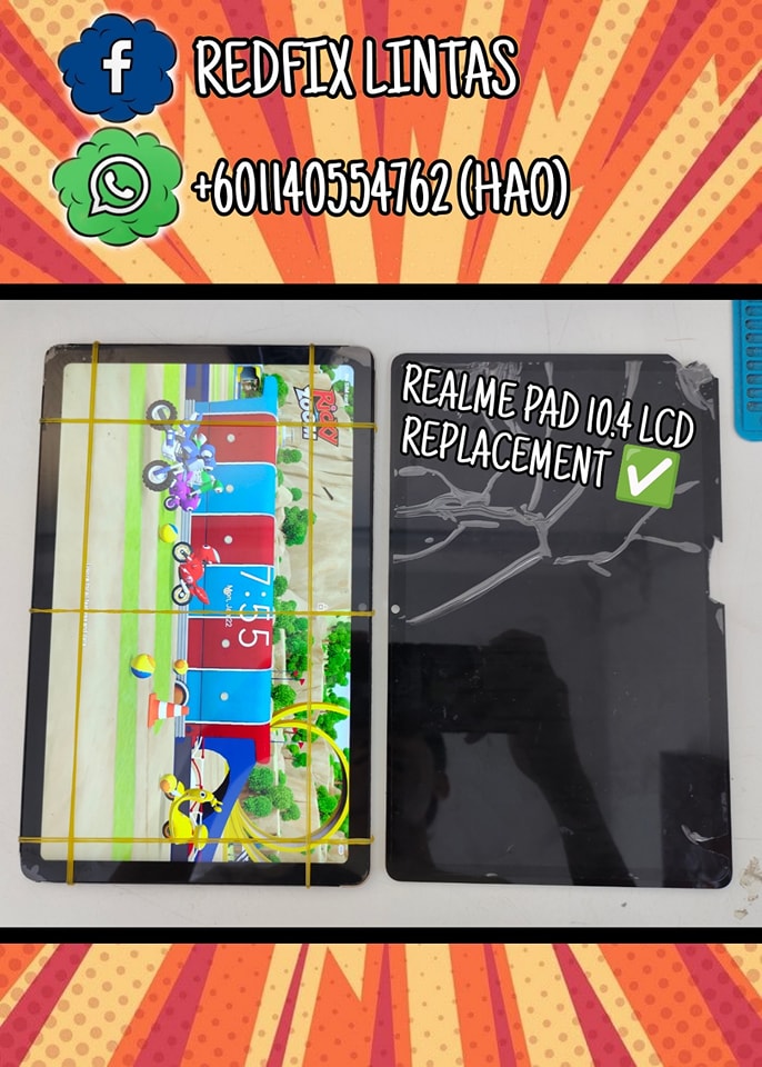 Redfix Lintas Facebook ad: REDFIX- handphone repair center at LINTAS