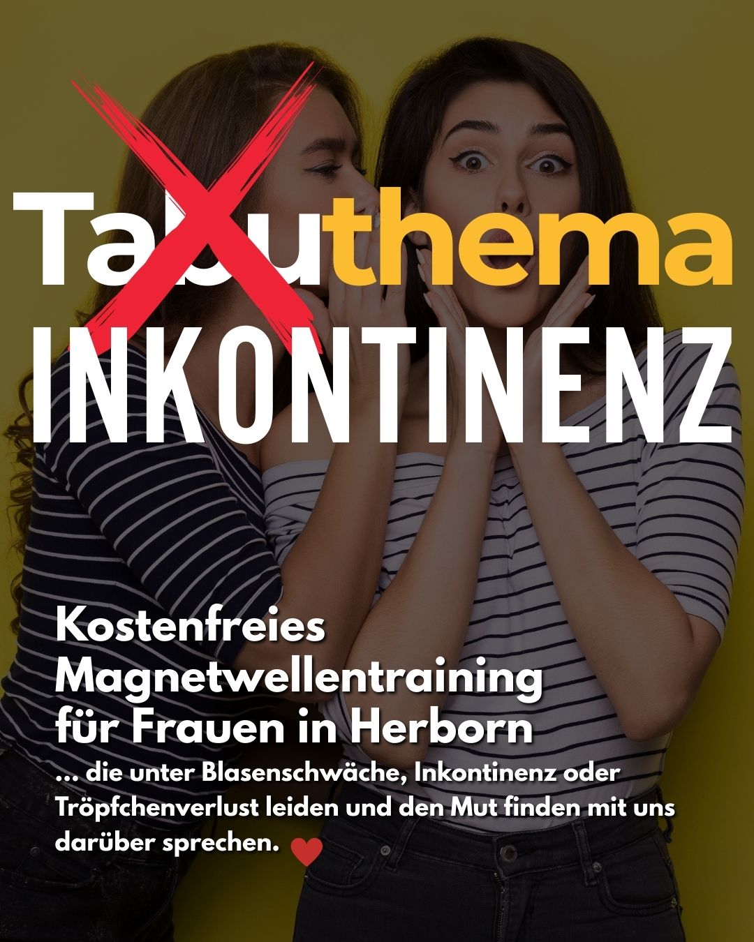 Beckenboden Behandlung Facebook ad