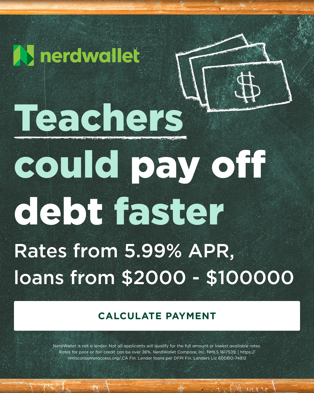 NerdWallet Facebook ad