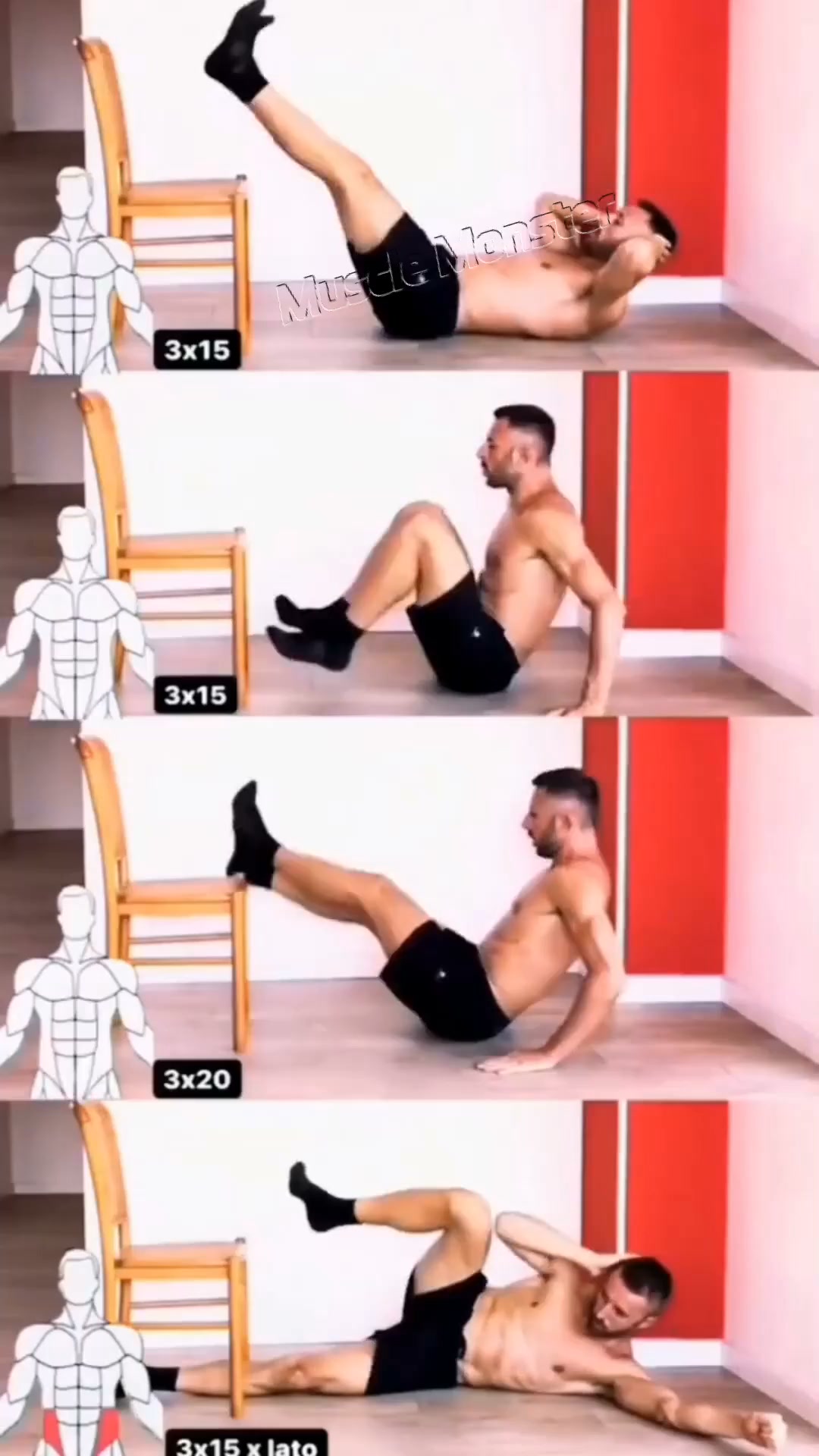 21-Day Muscle Workout Planner Facebook ad: ¡Comenzar el entrenamiento!