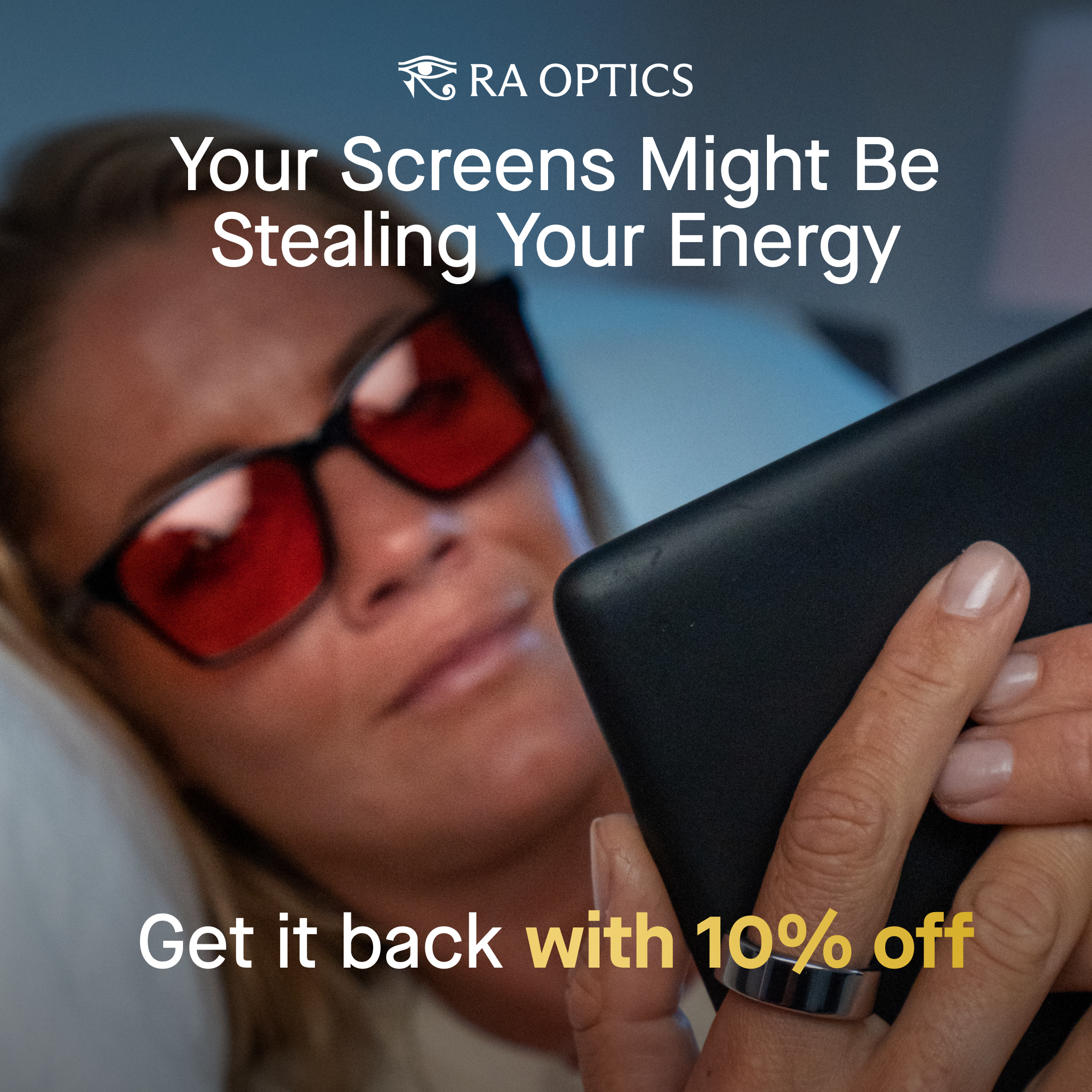 Ra Optics Facebook ad