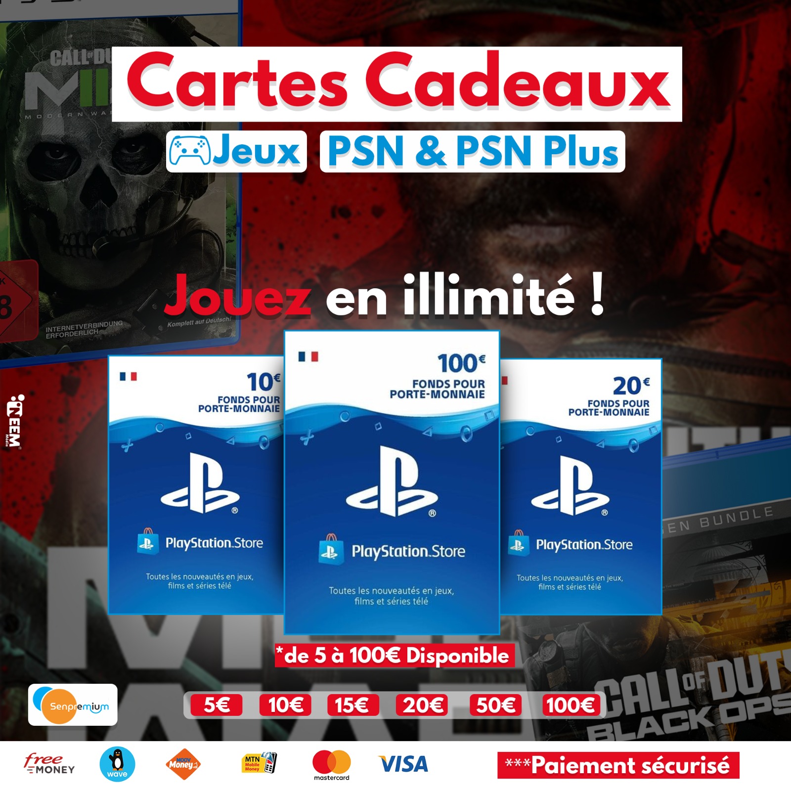 Senpremium Facebook ad