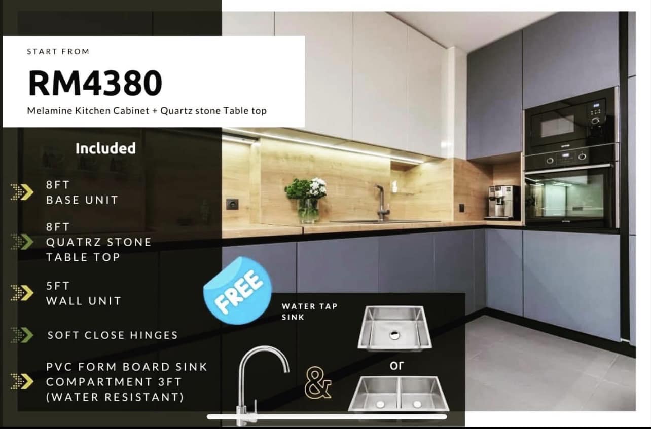 VENUS HOME & KItchen Facebook ad: COME & GET PACKAGE AT CHEAPEST RM4380 Looking…