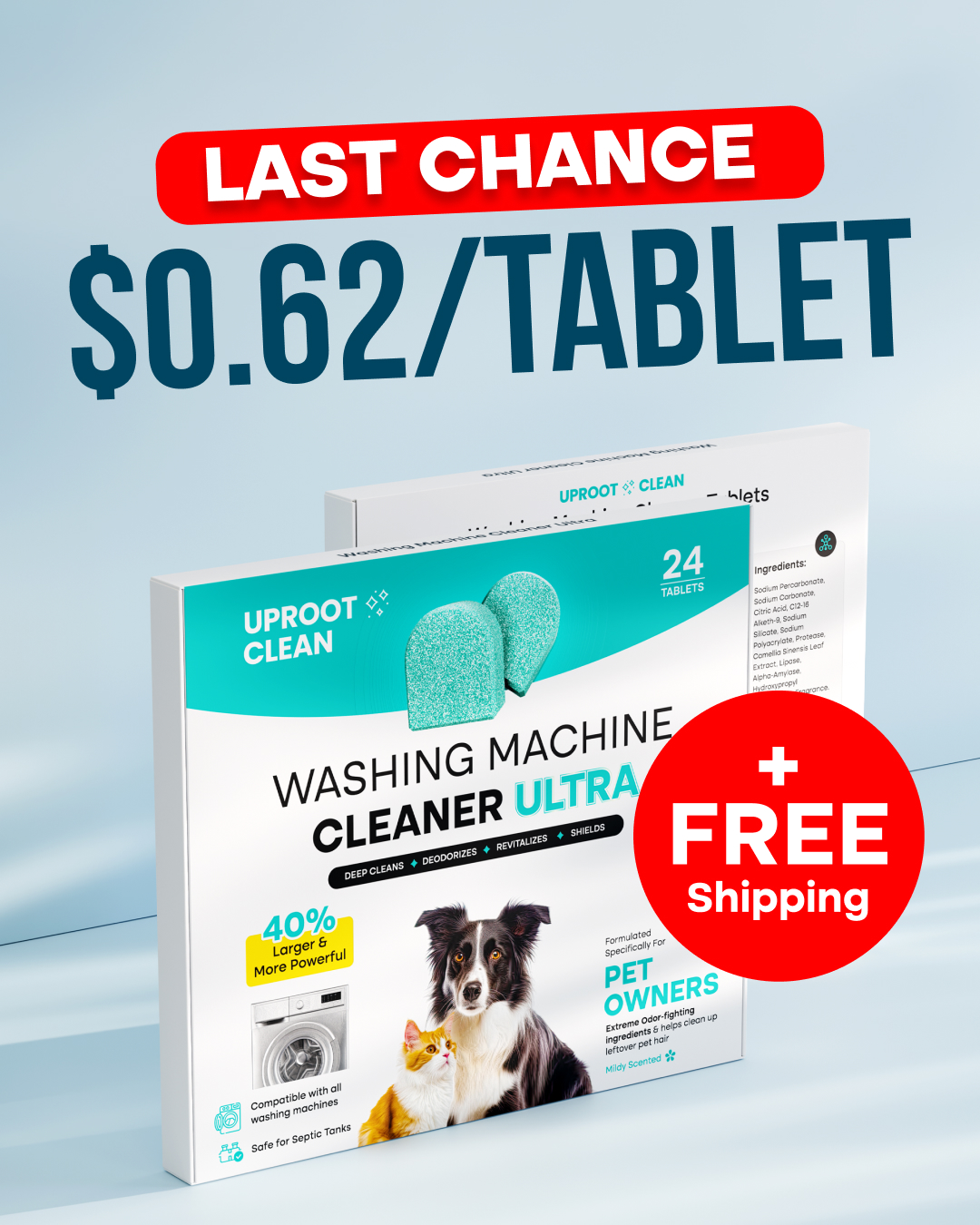 Uproot Clean Facebook ad