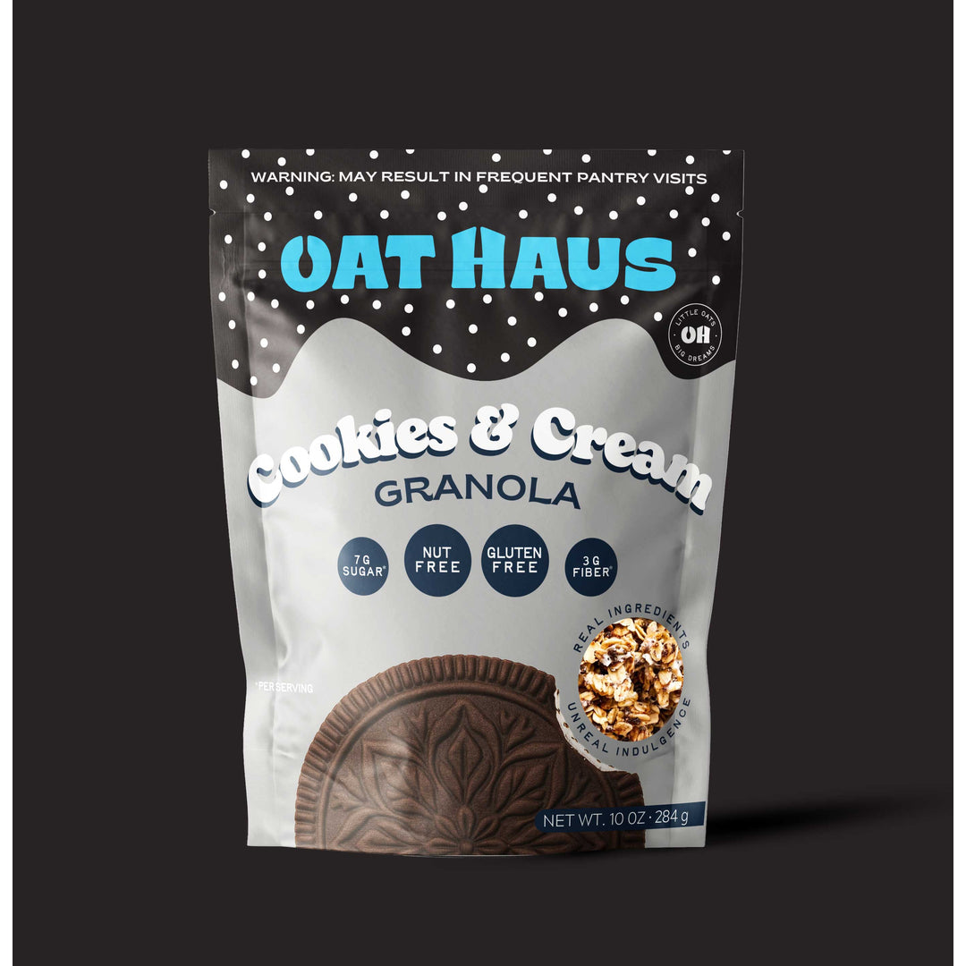 Oat Haus Facebook ad: Real ingredients. Unreal indulgence.
