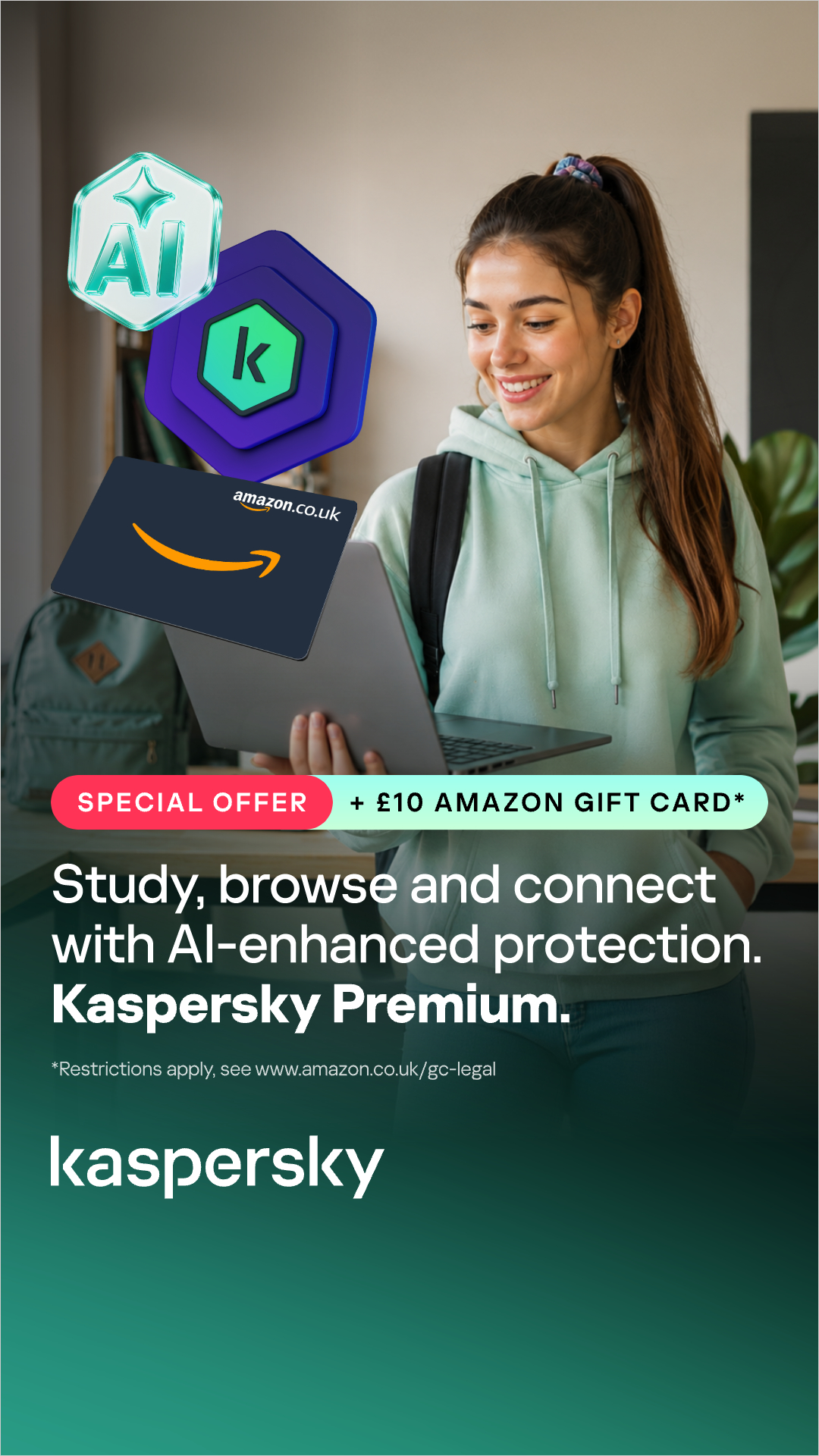 Kaspersky Facebook ad