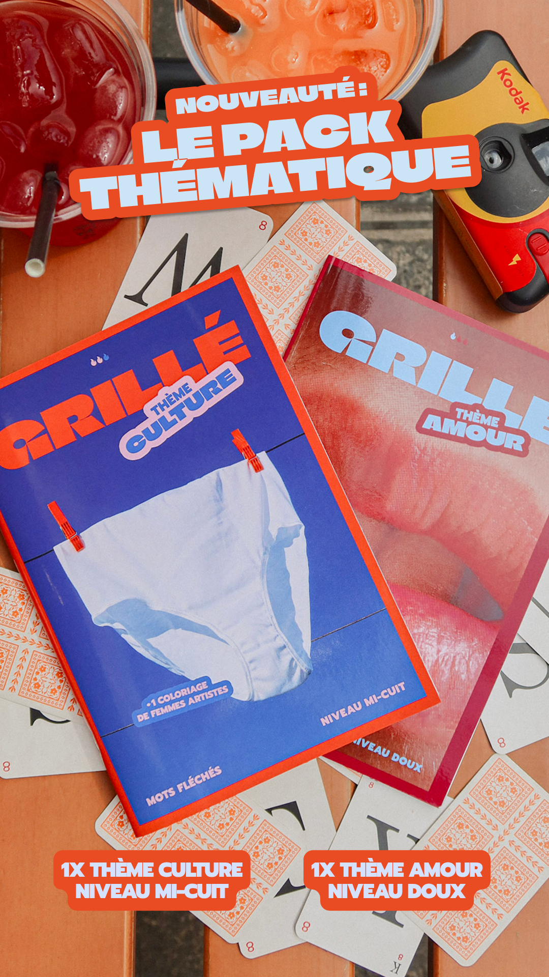 Grillé Facebook ad: Découvre Grillé