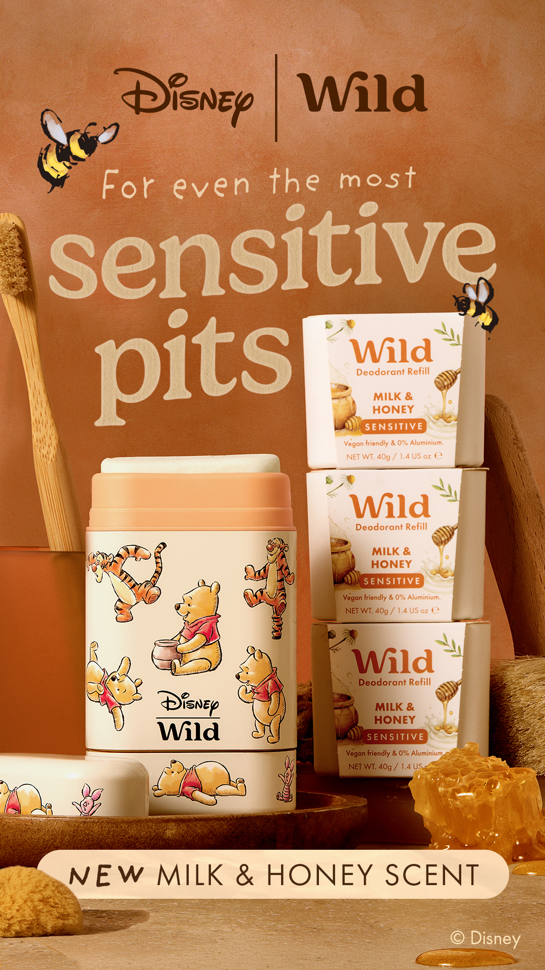 Wild Facebook ad: Timeless meets 24hr freshness