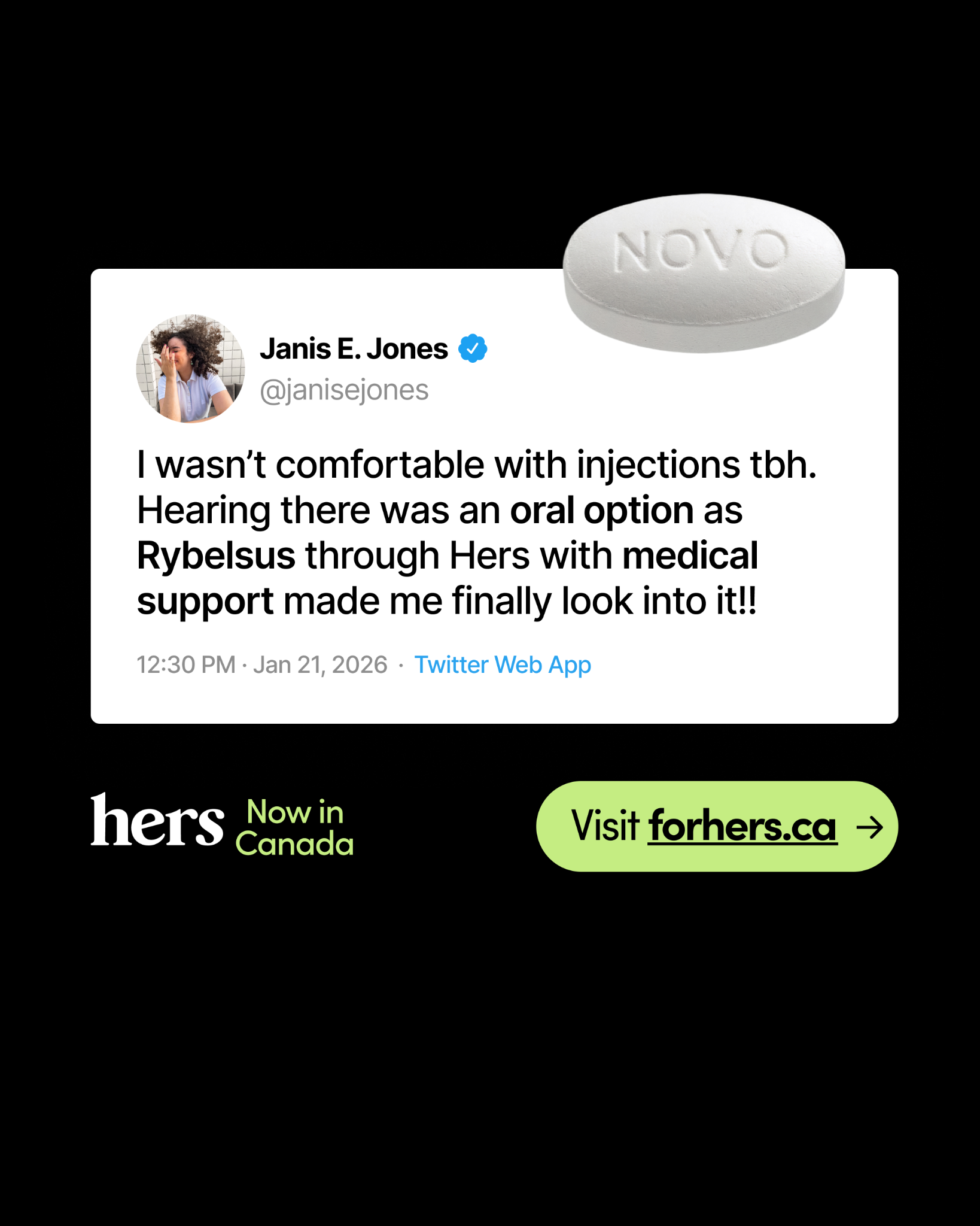 Hers Facebook ad