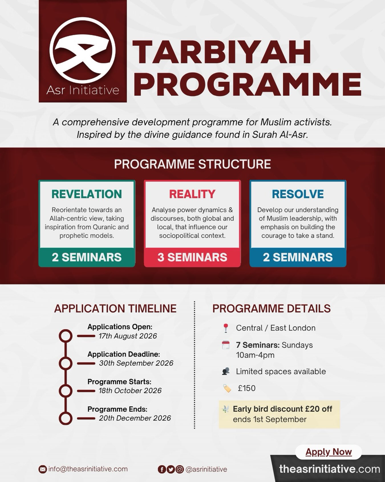 Asr Initiative Facebook ad: The Asr Initiative