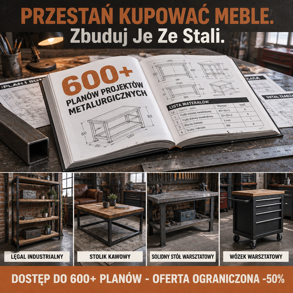 Master Crafts DIY Facebook ad: 600+ Planów Metalurgicznych