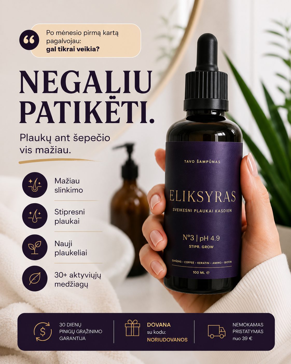 Tavo Šampūnas Facebook ad