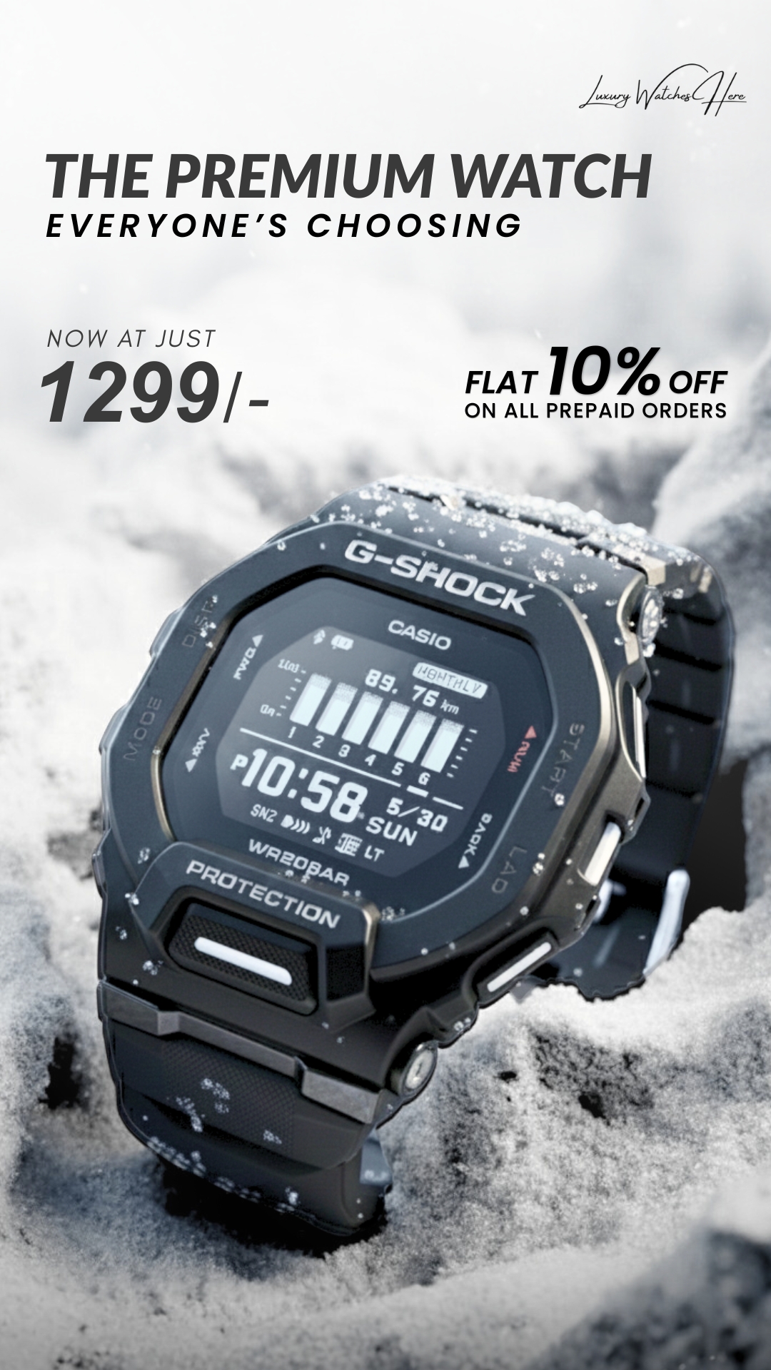 Luxury Watches Here Facebook ad