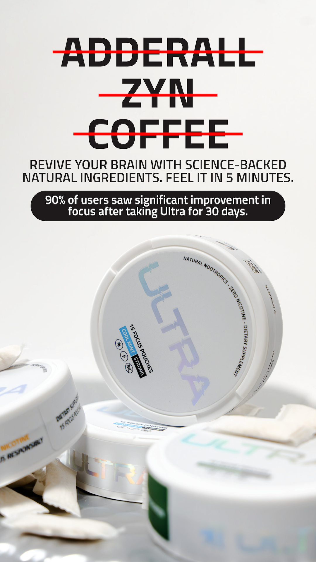 Ultra Pouches Facebook ad