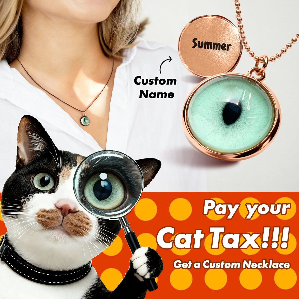 Getnamenecklace Facebook ad