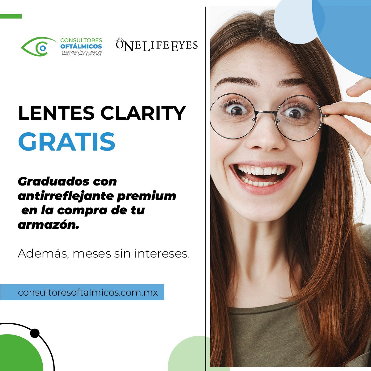 Consultores Oftálmicos Facebook ad: ¡Protege tus ojos con las mejores promociones!