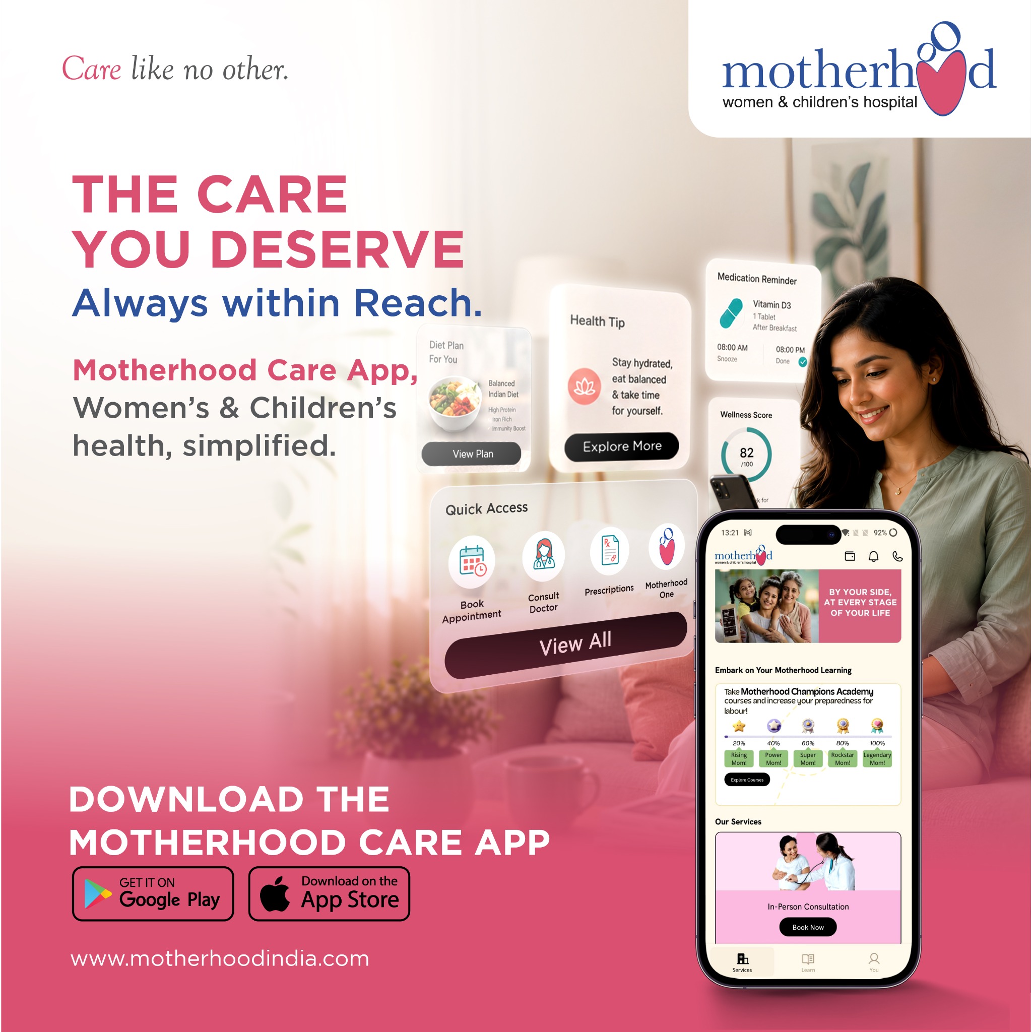 Motherhood India Facebook ad