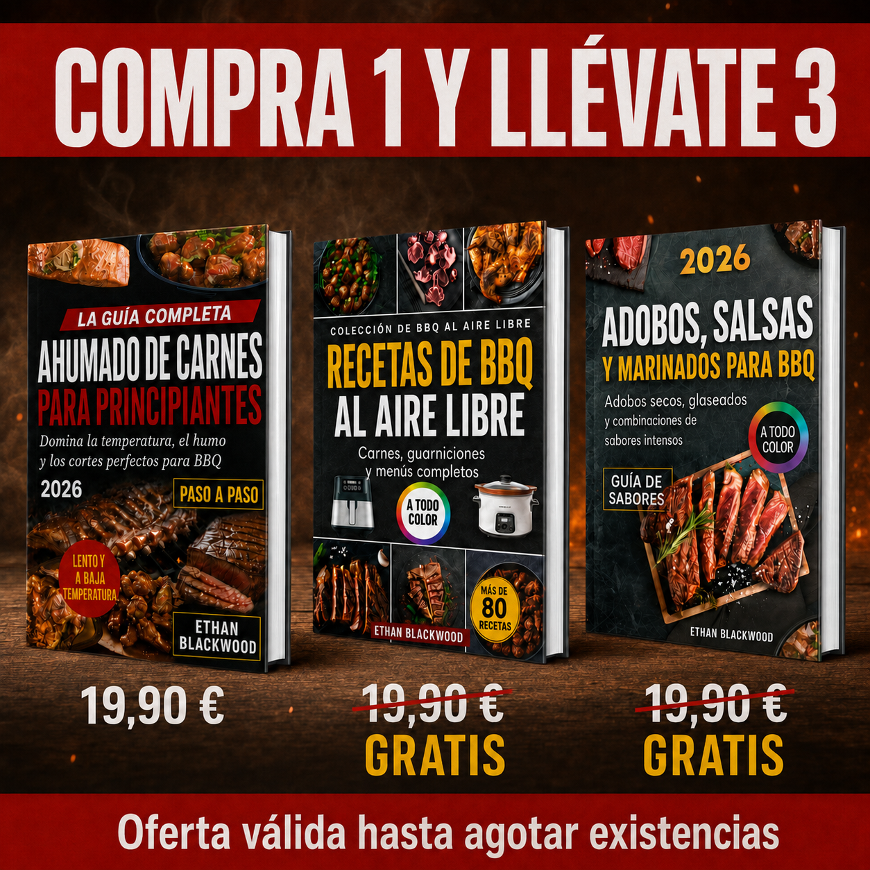 Jason Jenkins Facebook ad: La Colección Completa de Ahumado y BBQ + 2 BONOS