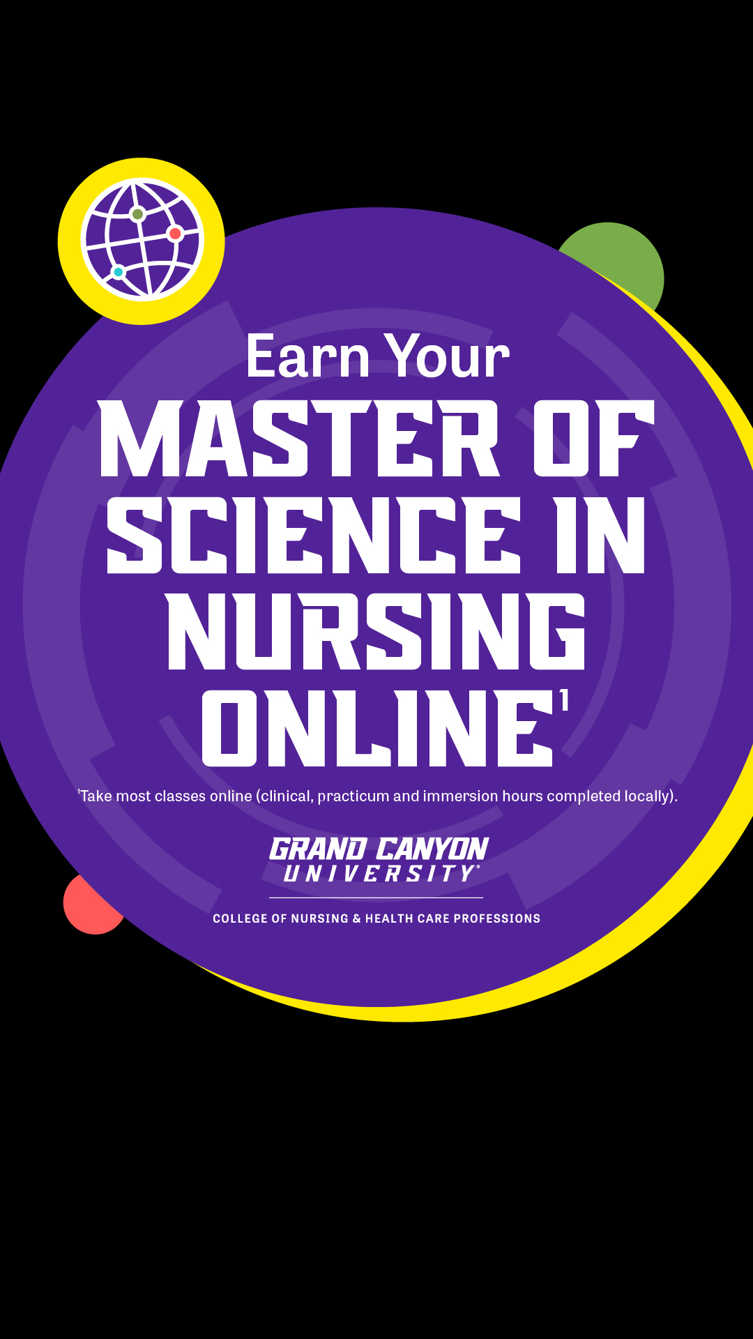 Grand Canyon University Facebook ad