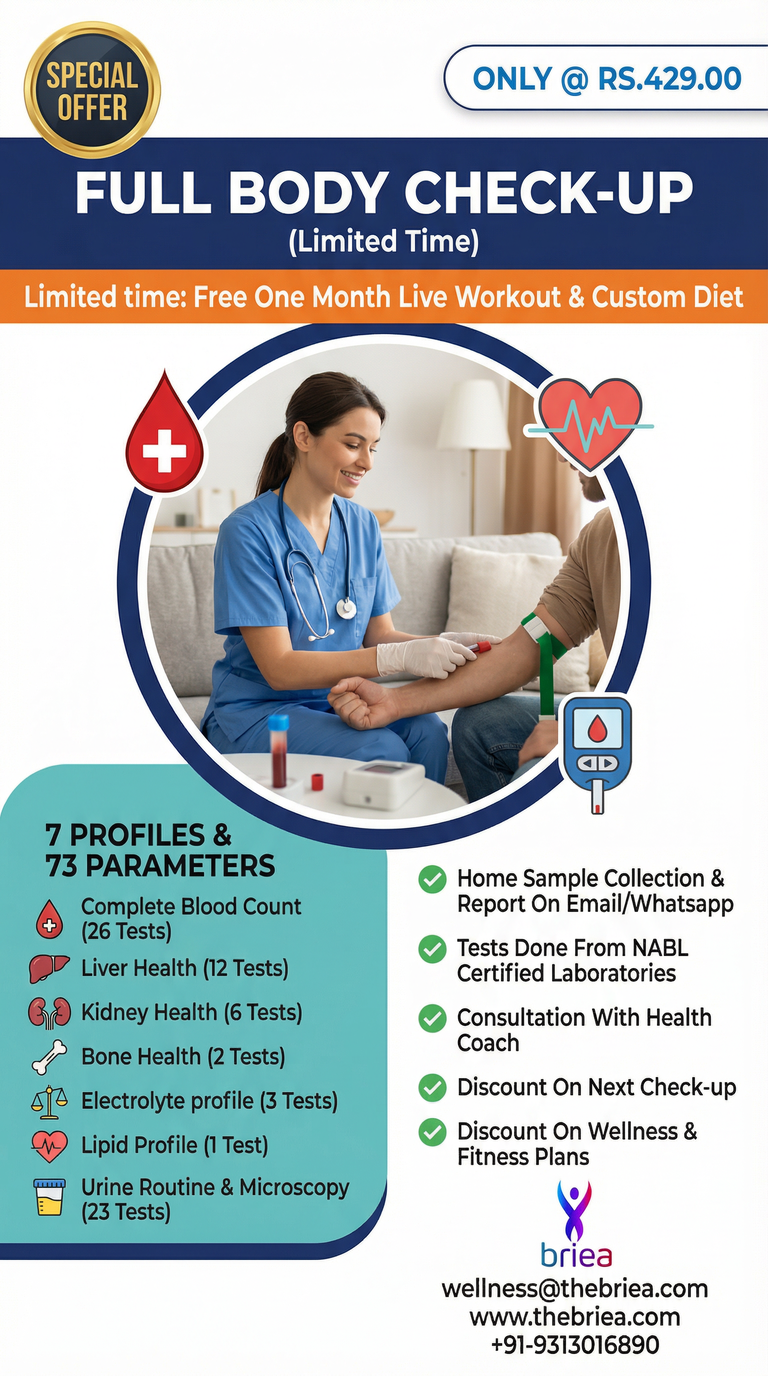 Briea - Wellness, Fitness, Disease Management & Diagnostics Facebook ad