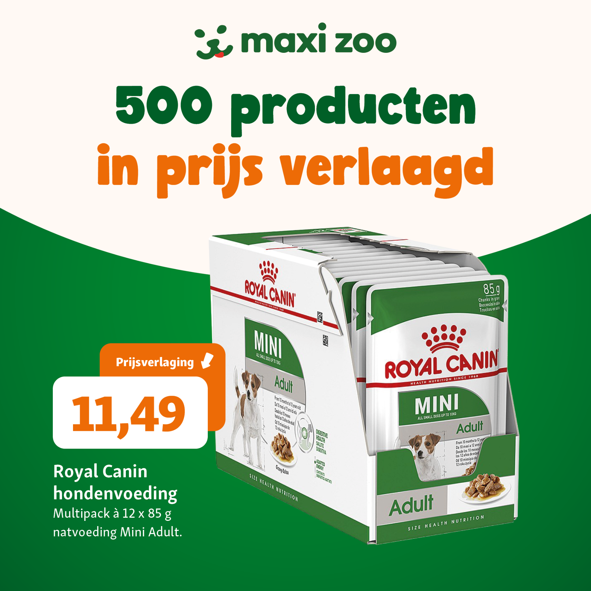 Maxi Zoo Nederland Facebook ad