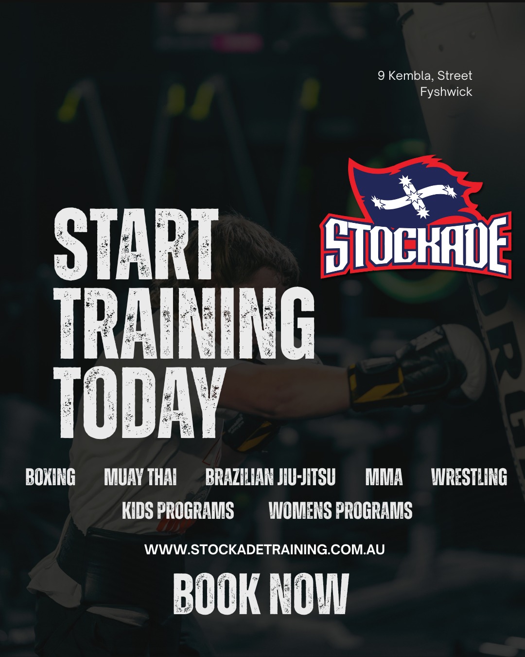 stockade.training.centre Facebook ad: Ready to train in 2026?