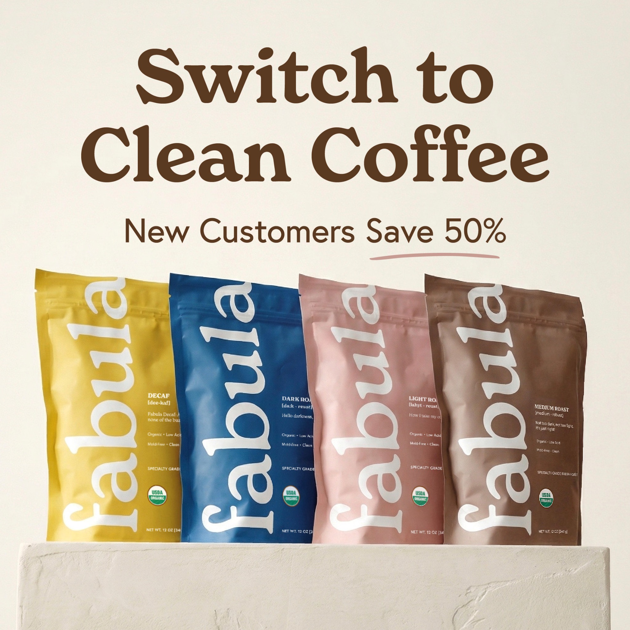Fabula Coffee Facebook ad