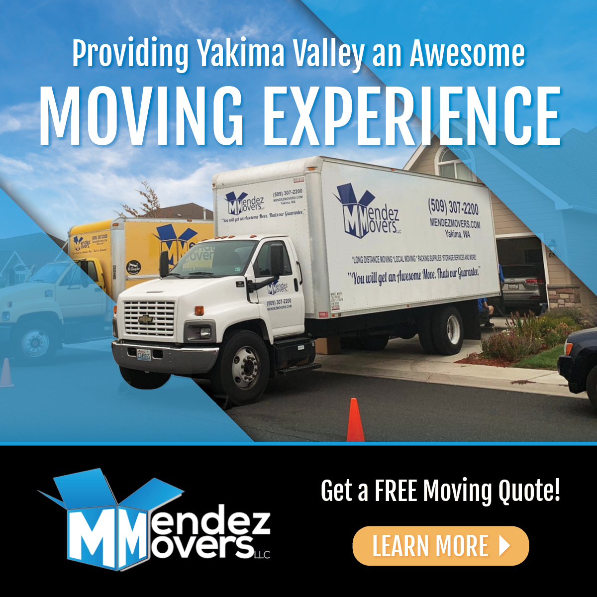 Mendez Movers LLC Facebook ad: Get Your FREE Moving Quote Today!