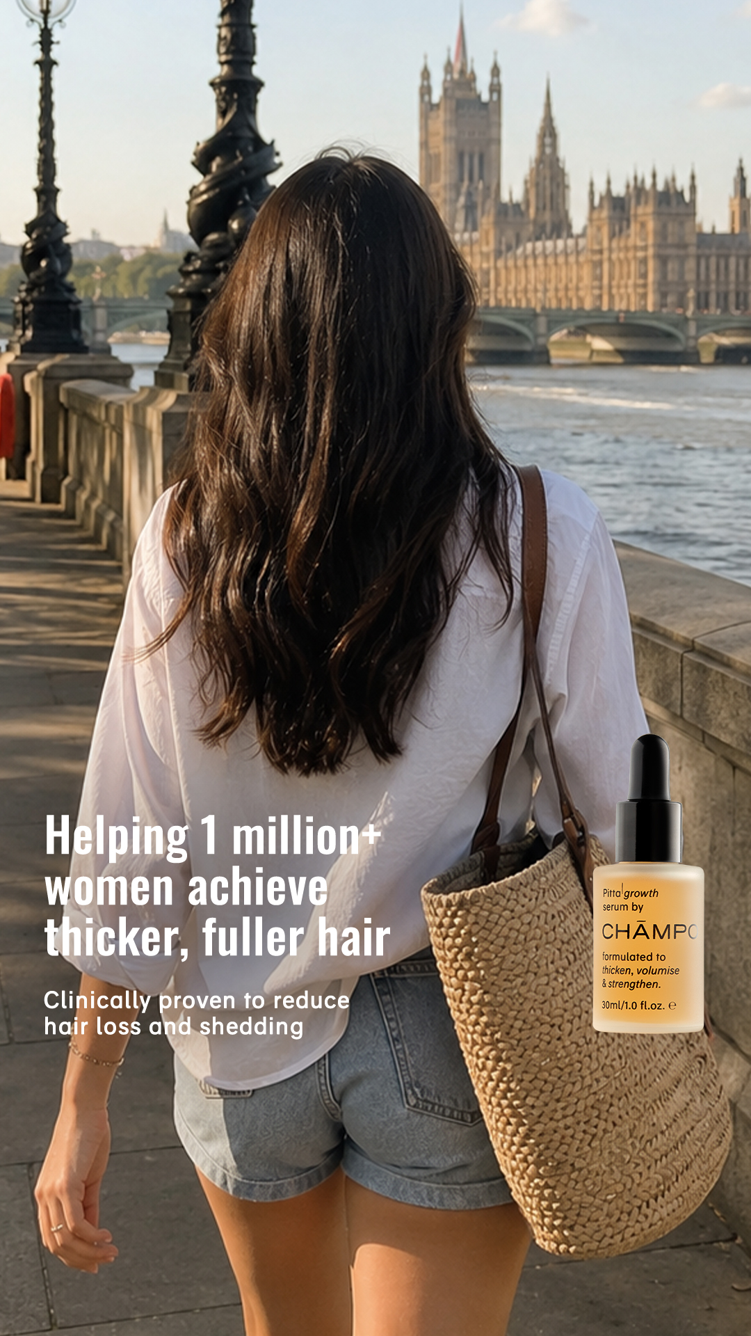 Chāmpo Haircare Facebook ad