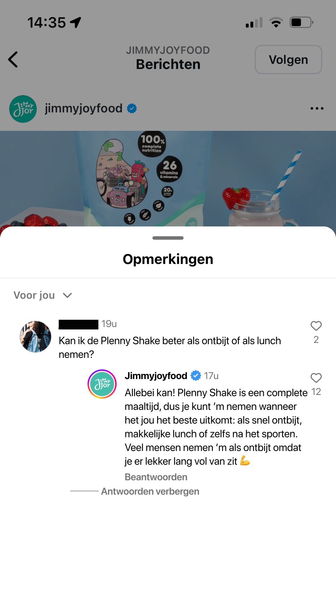 Jimmy Joy Facebook ad