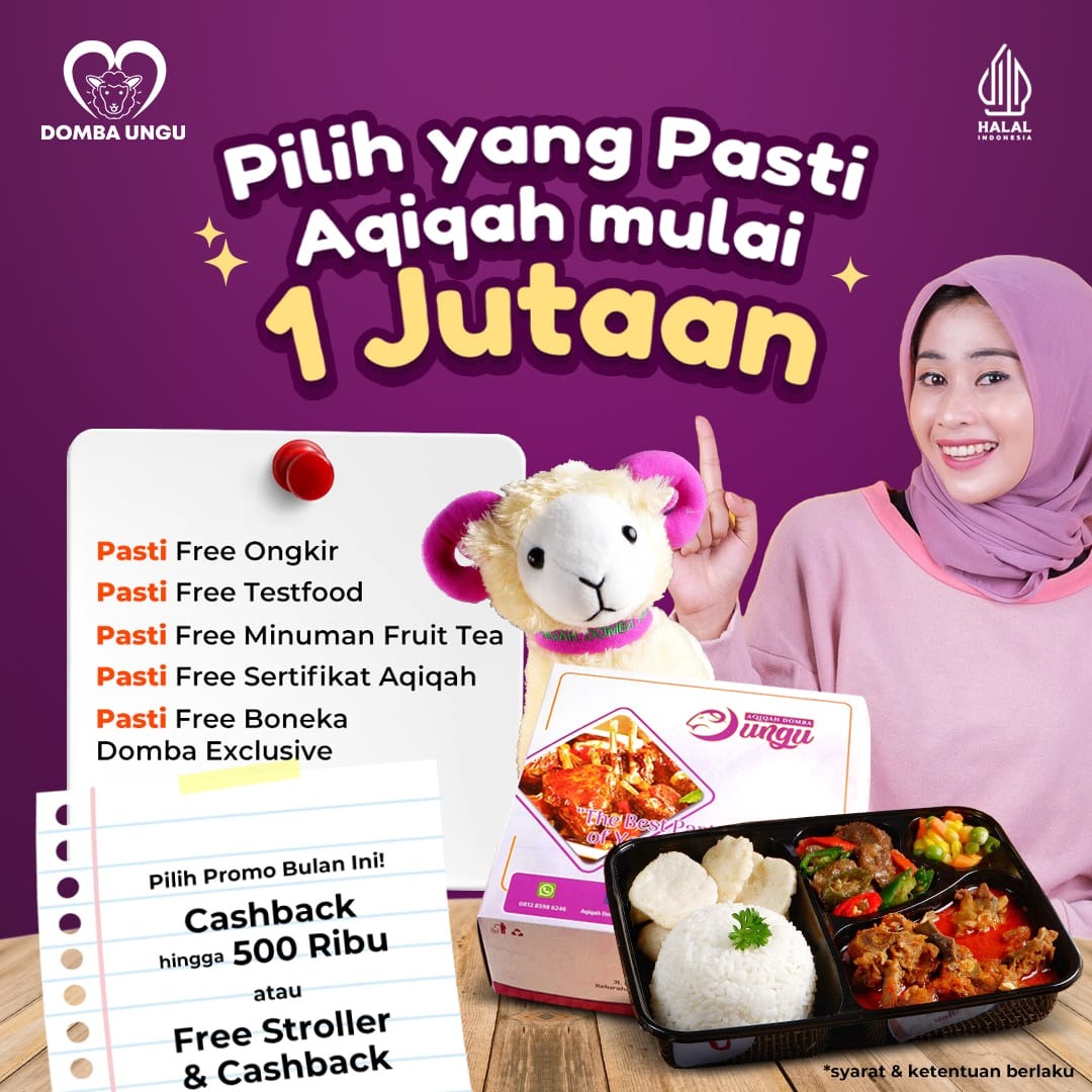 Aqiqah Domba Ungu Karawang Facebook ad from Jul 13, 2025