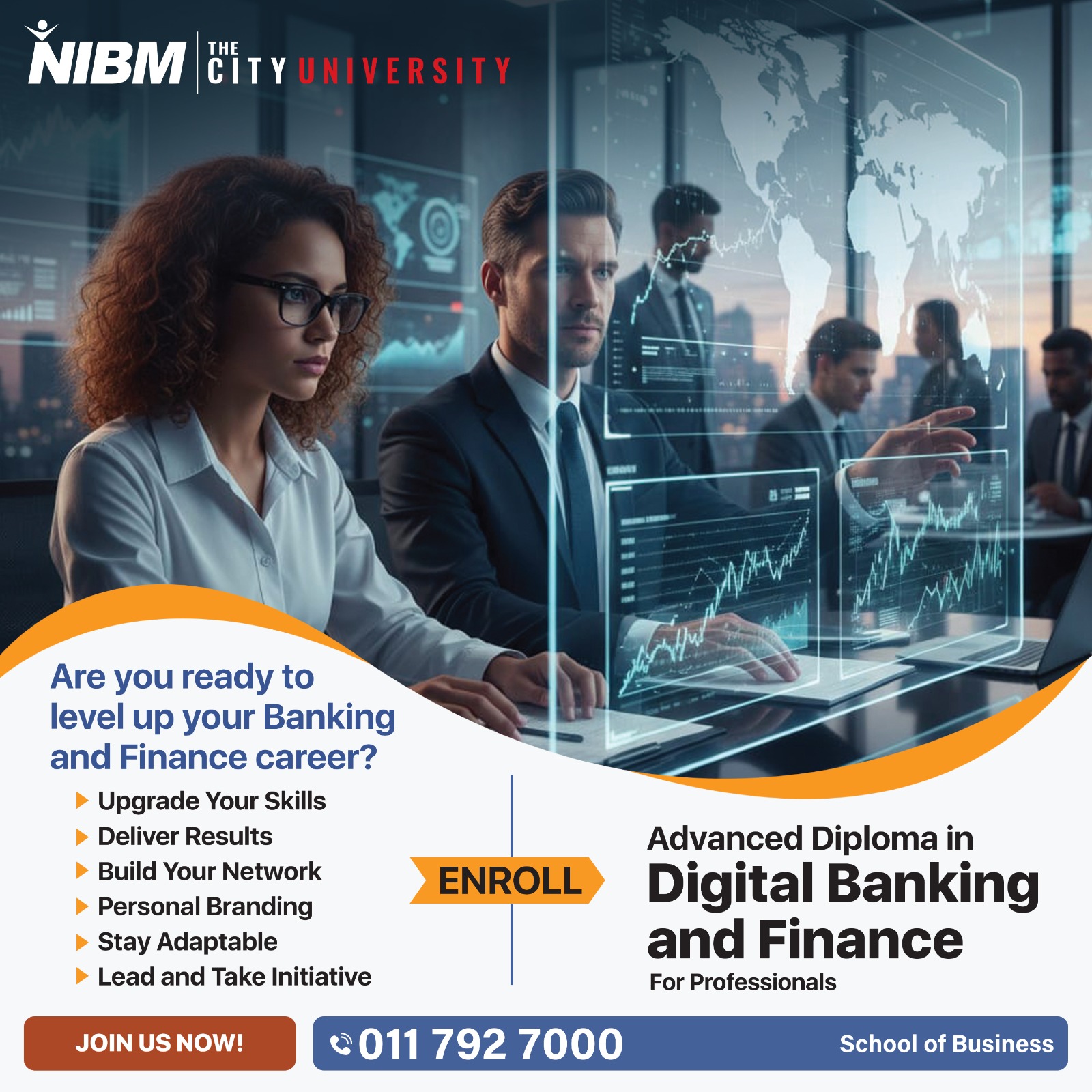 NIBM School of Business Facebook ad