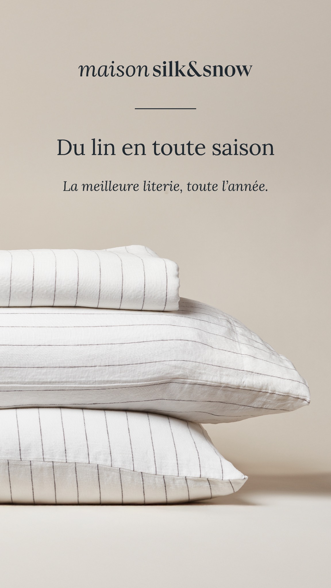 Maison Silk & Snow Facebook ad