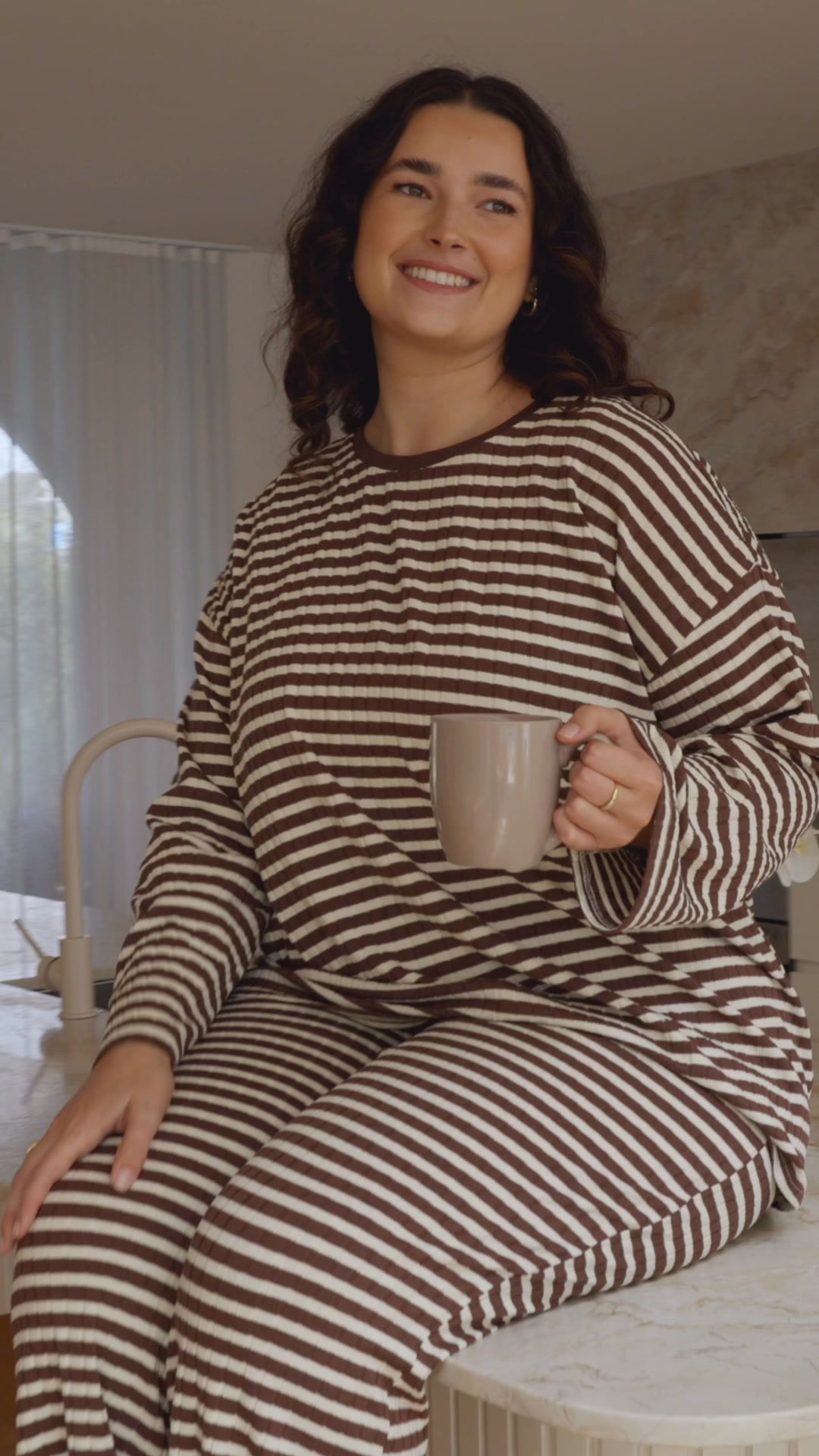 Proud Poppy Clothing Facebook ad: Henry Lounge Knit Set Has Arrived
