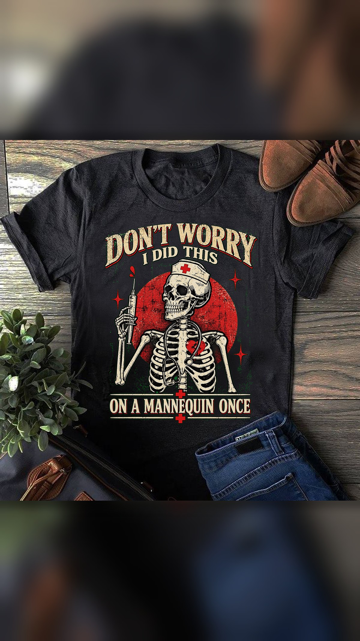 Grumpy Nurse store Facebook ad