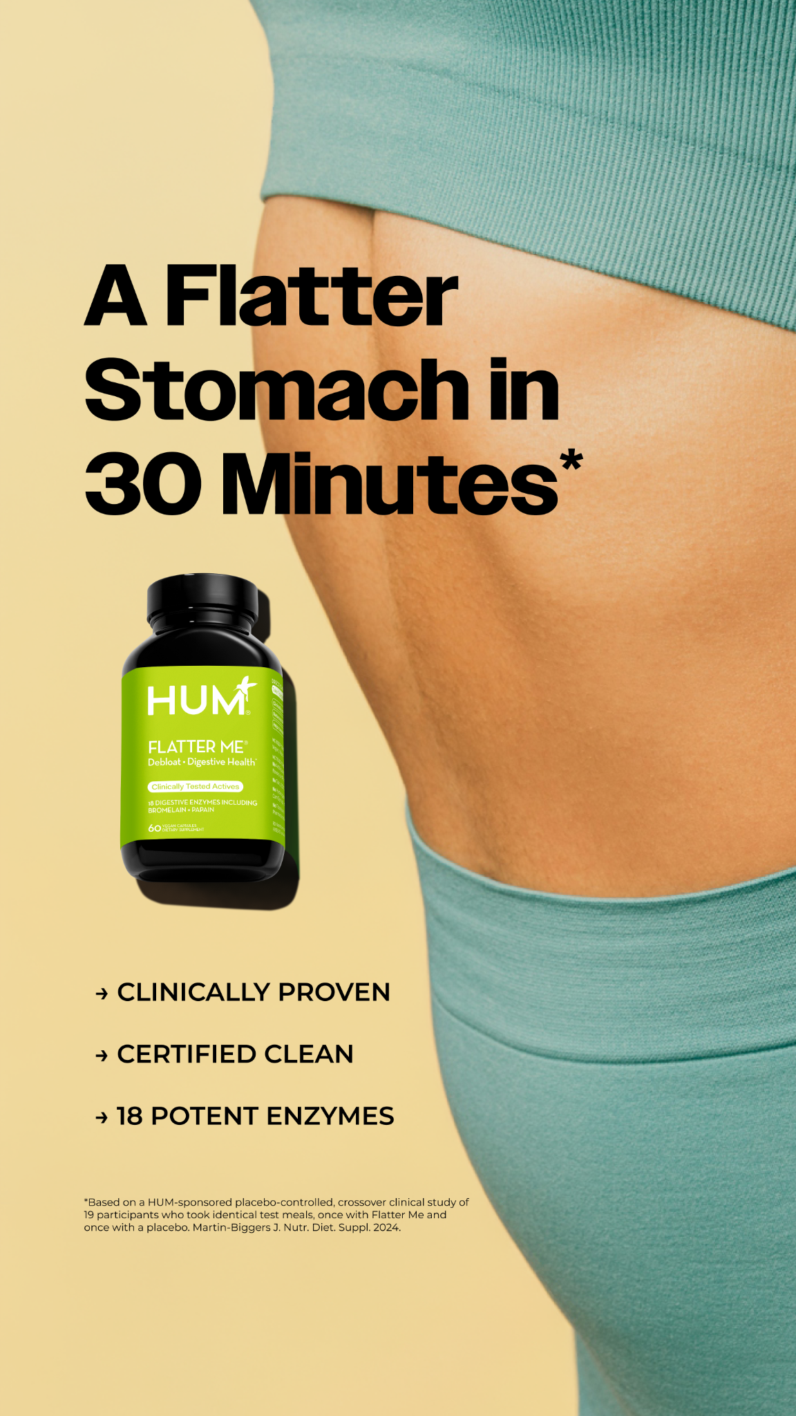 HUM Nutrition Facebook ad