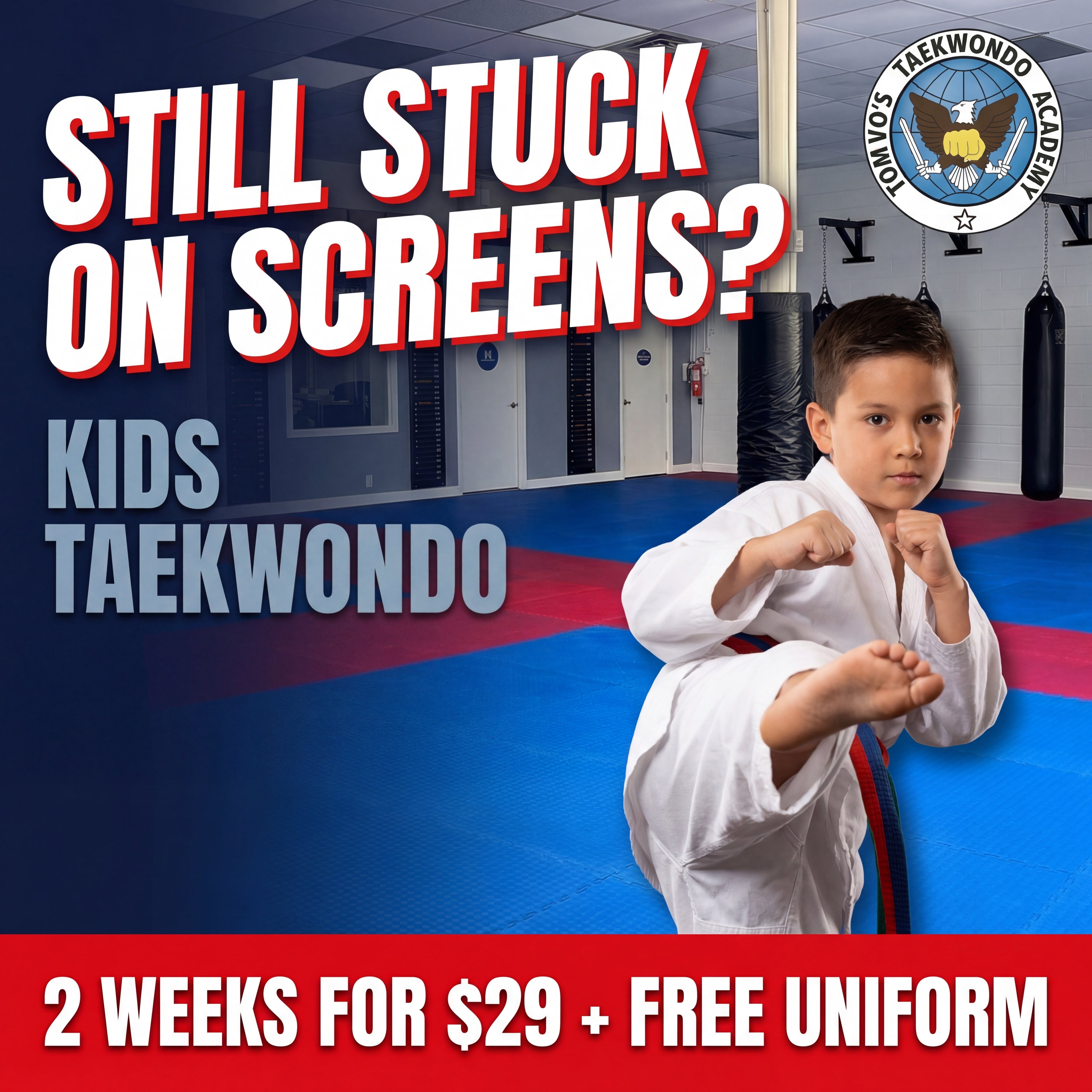 Orange Martial Arts - Tom Vo's Taekwondo Facebook ad
