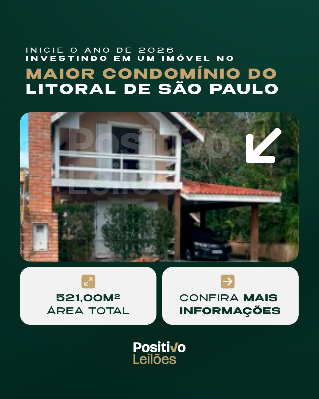 Positivo Leilões Facebook ad: Seu próximo investimento pode ter vista para o…