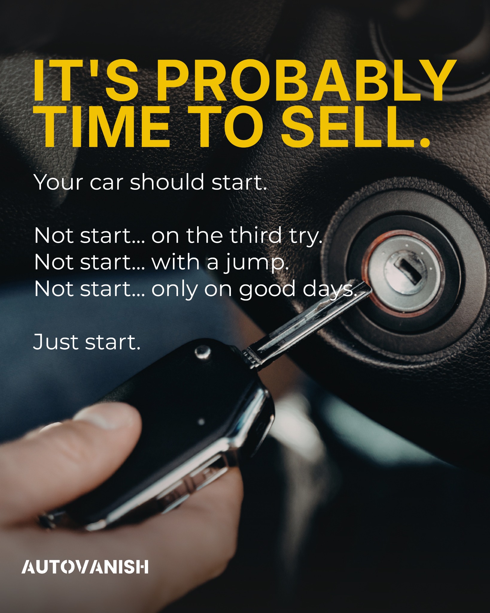 AutoVanish Facebook ad: The repair may cost more than the car