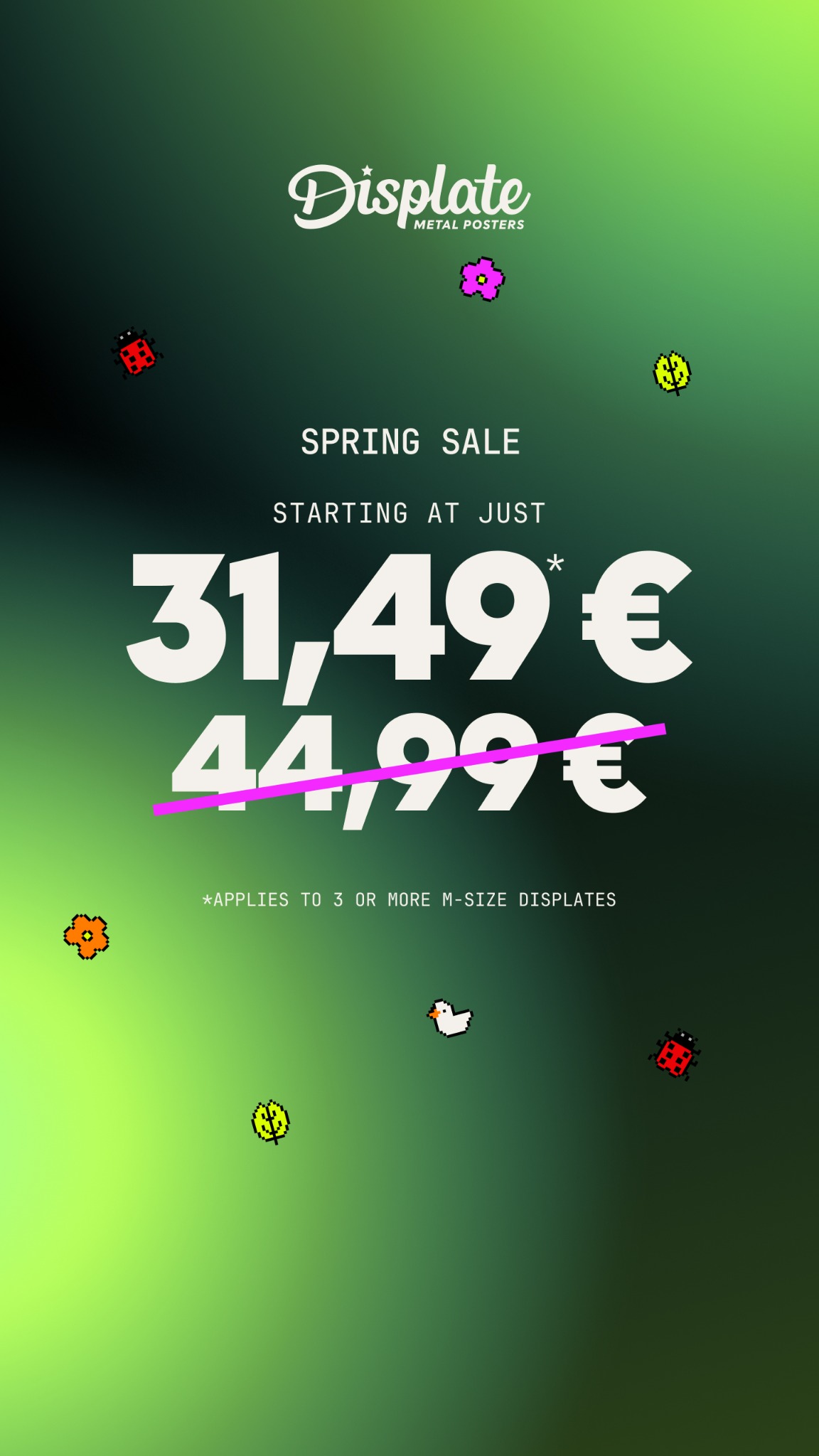 Displate Facebook ad