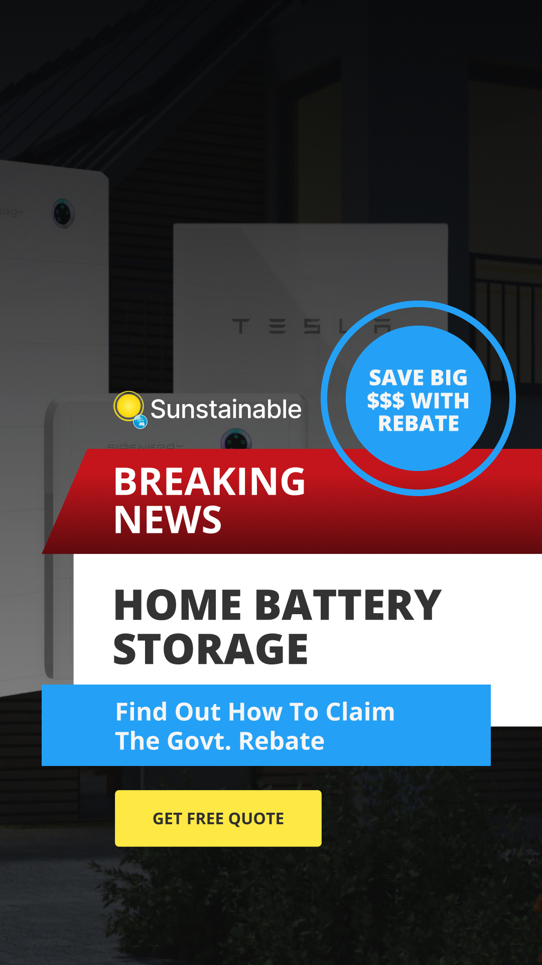 Sunstainable Facebook ad