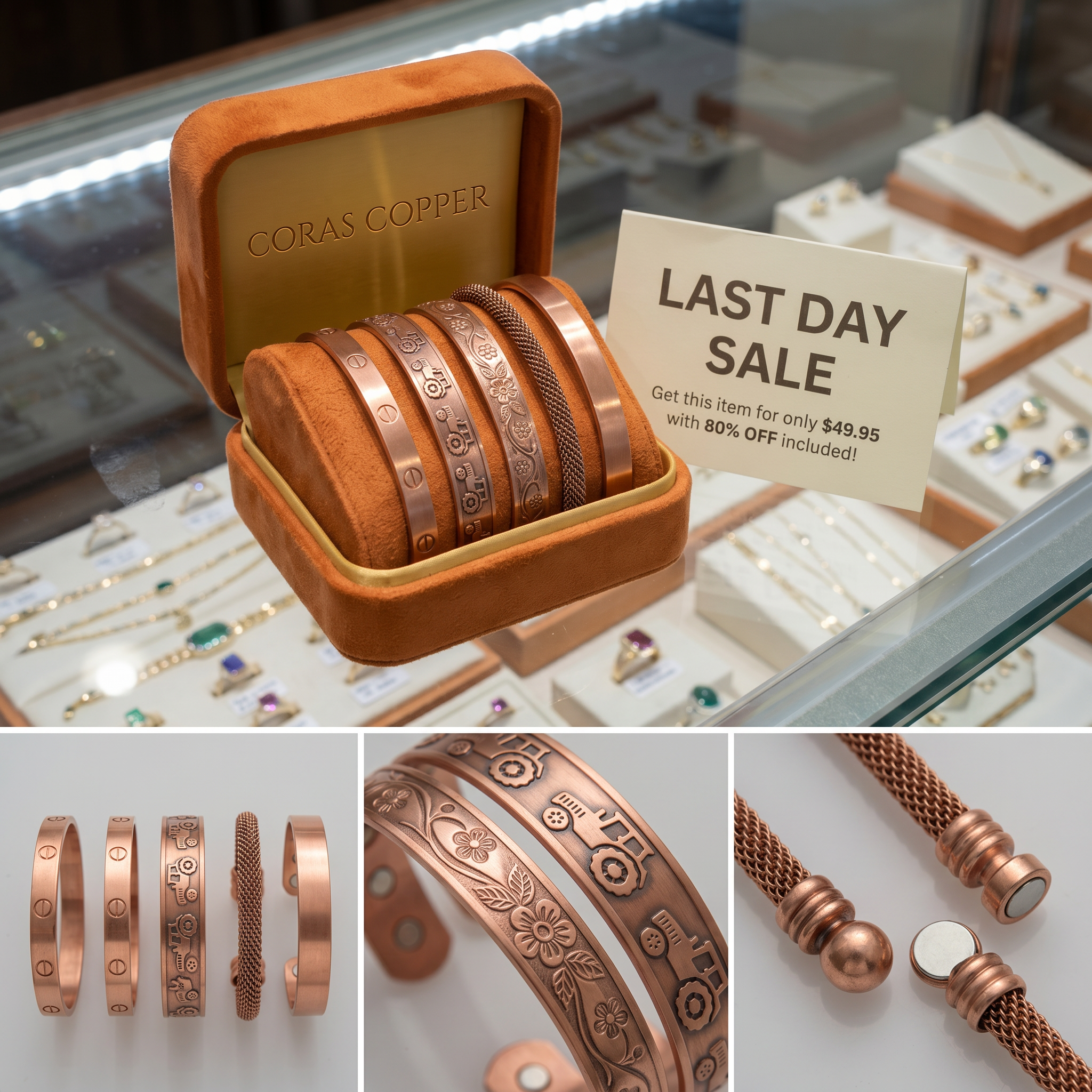 Cora's Copper Jewelry Facebook ad