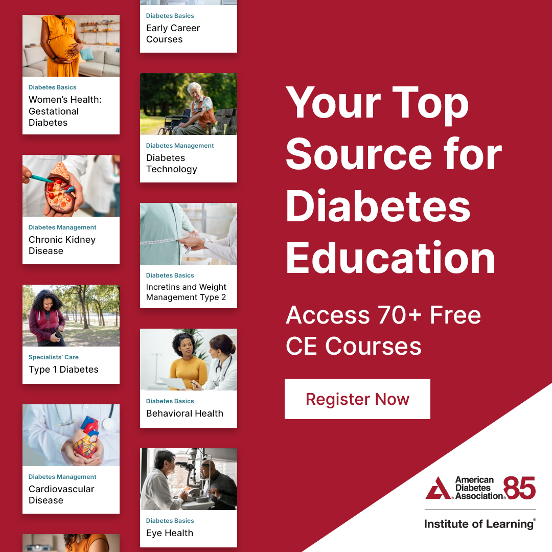 American Diabetes Association, DiabetesPro Facebook ad: The Latest on Diabetes Care
