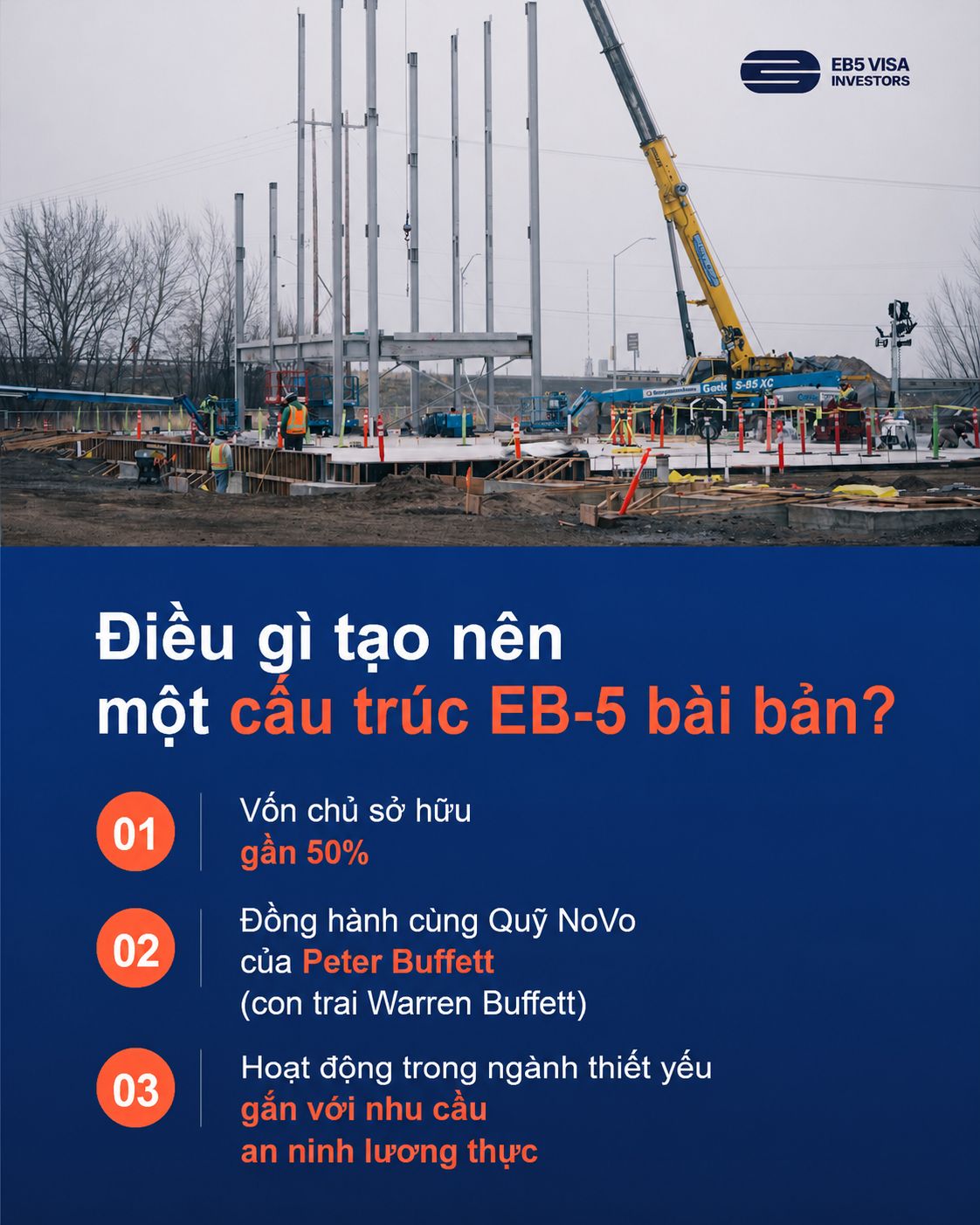 EB-5 Visa Investors Facebook ad: Cairnspring Mills là nhà sản xuất bột mì…