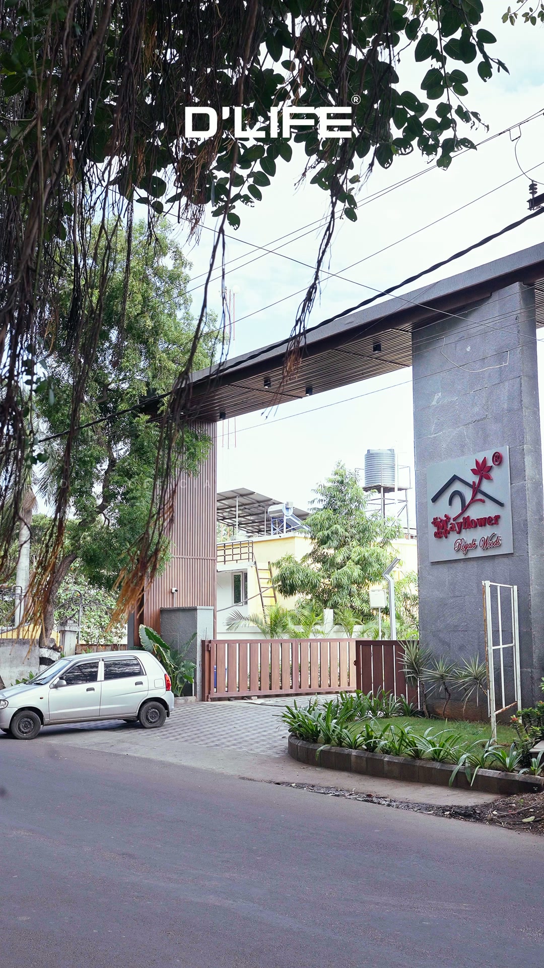 DLIFE Home Interiors Facebook ad: Transforming Spaces at Mayflower Royalé Woods, Coimbatore.