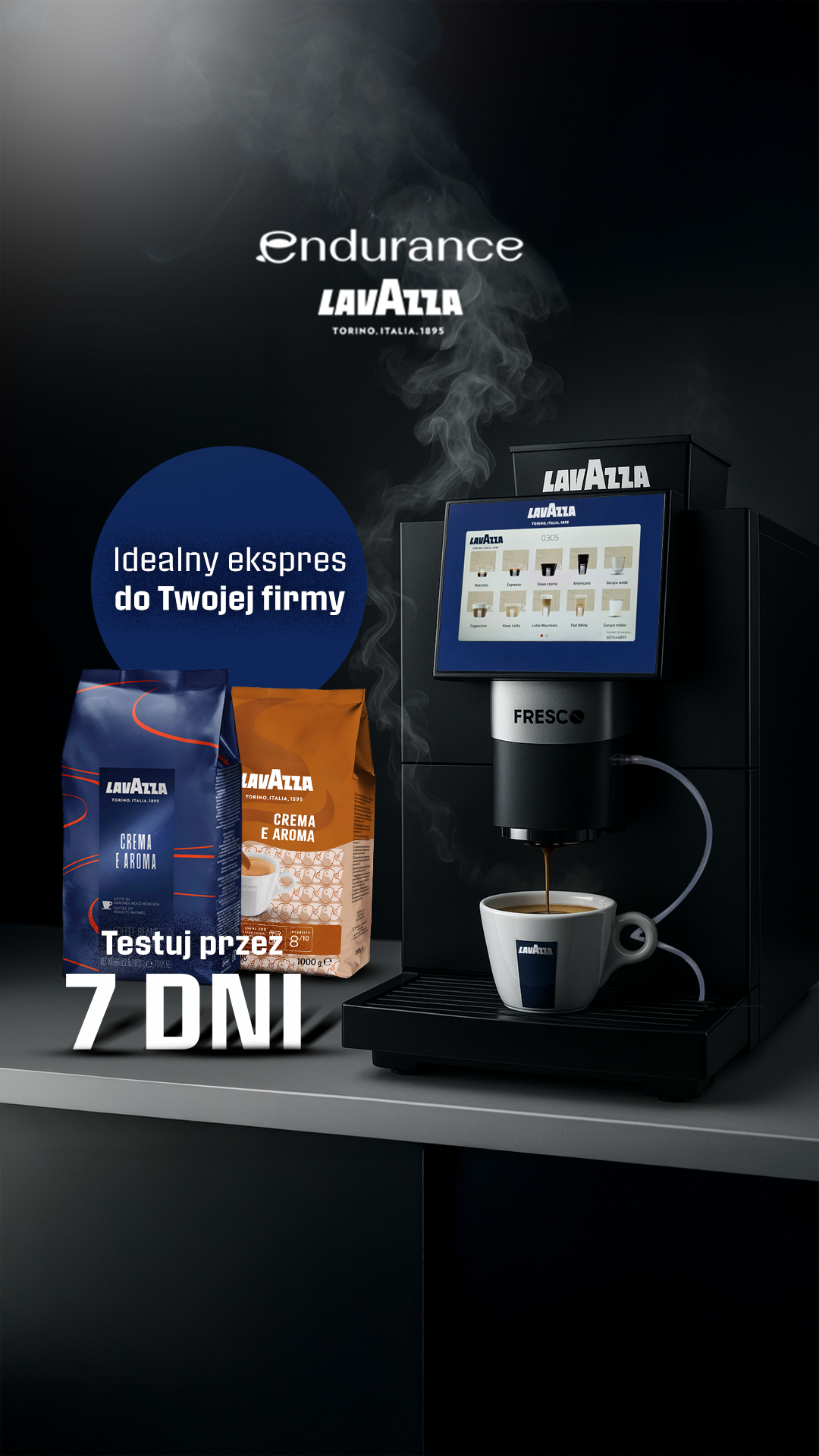 Kawa dla firm Facebook ad from Feb 20, 2026