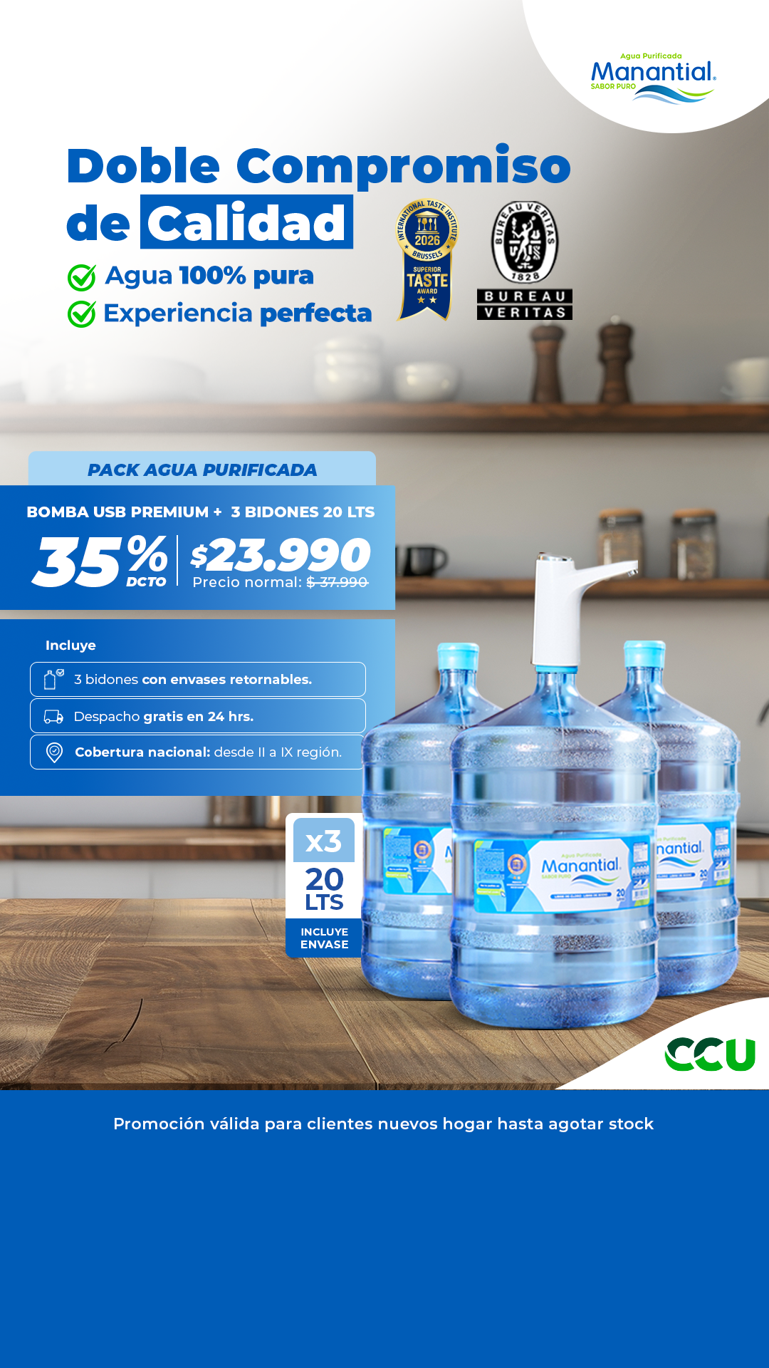 Manantial Facebook ad