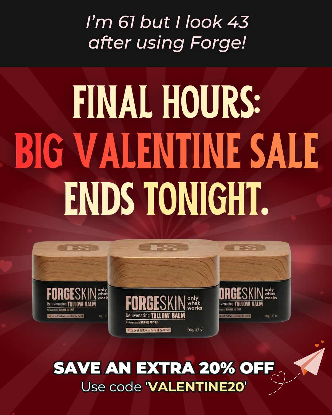 Forge Men Facebook ad