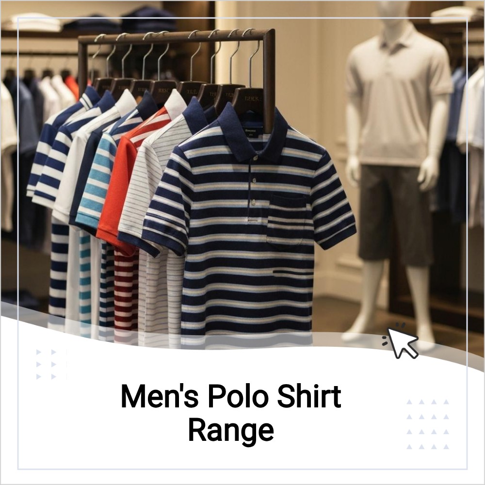SearchArena Trend Facebook ad: Men's Polo Shirt Range