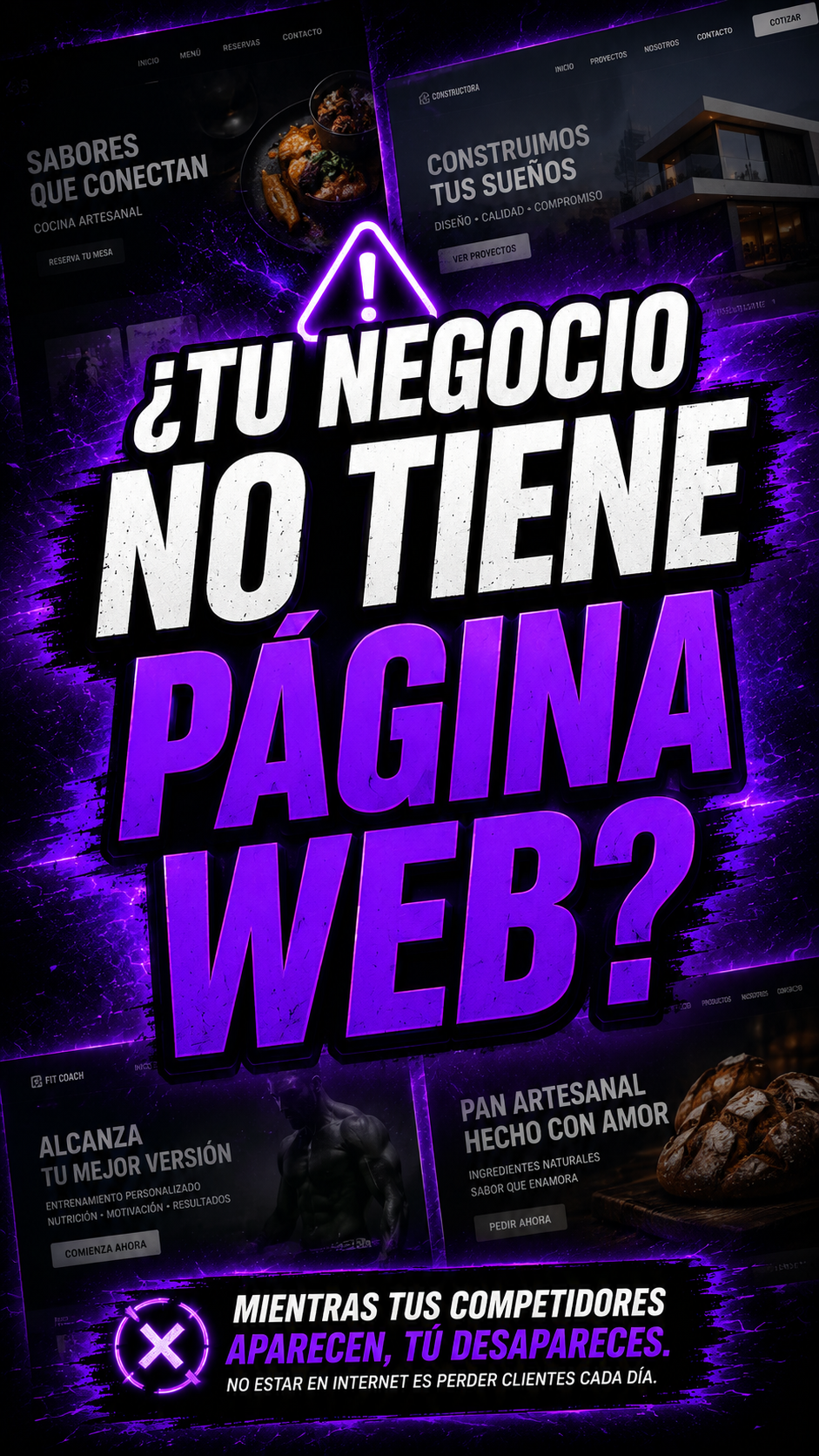 RGO Labz Facebook ad: ¿Tu negocio no tiene página web?